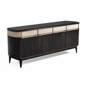Jago 0103, Credenza in legno con dettagli imbottiti