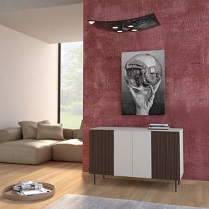 Minerva 2A, Madia moderna in legno lavorato in 3D