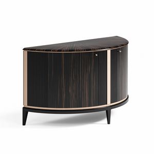Moon 0100, Raffinata credenza con piano a mezzaluna