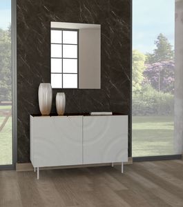 Nemesi 2A, Madia moderna con eleganti finiture laccate opache