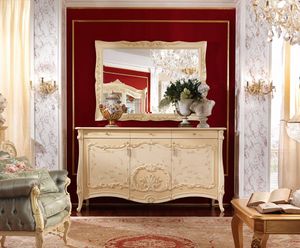 Prestige Plus PP56-L, Credenza laccata, ispirata all'arte italiana del 700
