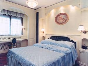 Boiserie camera da letto, Boiserie in legno per camera da letto, stile classico