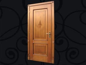 Porta POR009 D Delfi, Porta in stile classico, realizzata in legno