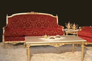 Impero divano 3 posti, Divano bergère classico stile Impero francese