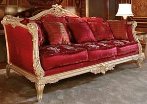 Art. 705, Elegante e lussuoso divani intagliato a mano
