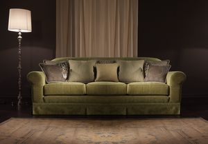 Irina divano, Divano dealle linee classiche, personalizzabile