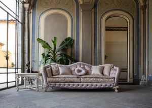 Lorenza divano, Divano capitonnè in stile classico
