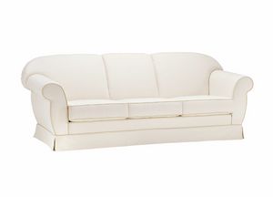Paride, Comodo divano con gonna, in stile classicheggiante