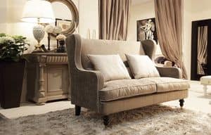 Venere divano, Divanetto per ambienti classici, disponibile con volant