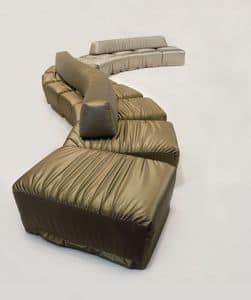 Change, Divano moderno componibile salotto, divano sfoderabile moderno