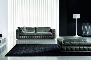 Gordon Plus, Raffinato ed elegante divano, con cuscini sfoderabili
