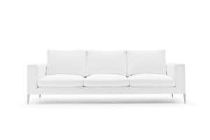 WIDE divano, Divano design, semplice e confortevole, base in metallo