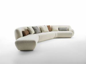 DI57 Nuvola divano, Divano modulare con schienale curvo