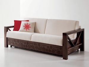 Hollywood personalizzato 02, Speciale divano in legno con intagli personalizzati