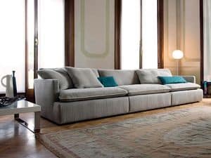Paramount, Divano componibile, struttura in faggio, alto comfort