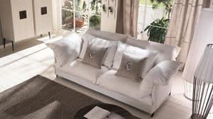 Tango sof�, Divano con struttura in metallo, rivestimento personalizzabile
