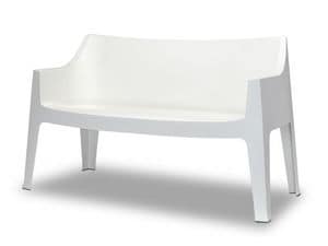Coccolona divano, Divano stabile e confortevole in propilene, per uso esterno