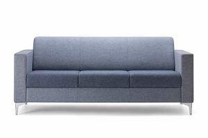 Comfy 02 03, Divano attesa con schienale confortevole