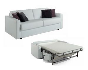 Art. 12347 Divano letto medio ecopelle, Divano letto dallo stile moderno ed elegante