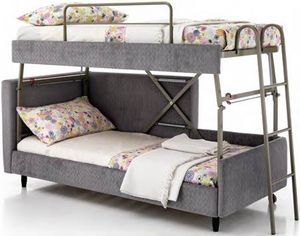 Art. 31215 Divano letto a castello a dormeuse, Divano letto dormeuse trasformabile a castello