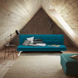 Divano letto in tessuto 2 posti design moderno GEMMA pronto letto - DI319MIBL, Divano letto di grande eleganza e comfort