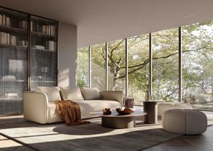 Kirk, Divano letto di design, completamente sfoderabile