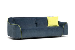 Oasi, Divano letto dalle forme arrotondate e moderne