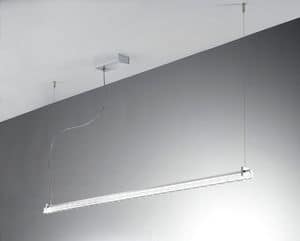 Aurora sospensione, Lampada elegante a LED, per Soggiorno