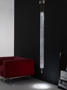 Bach sospensione, Lampada design da parete, con LED e fibre ottiche