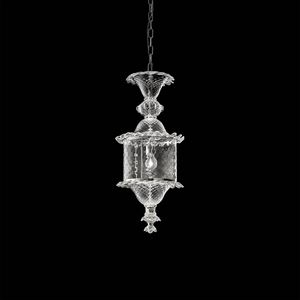 Art. VO 160/S/1, Lampada a sospensione in cristallo trasparente