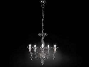 DEDALO Art. 192.155, Elegante lampadario in metallo