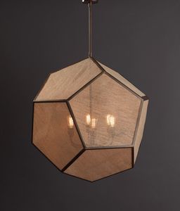 DODECAEDRO HL1020CH-1, Lampadario in ottone