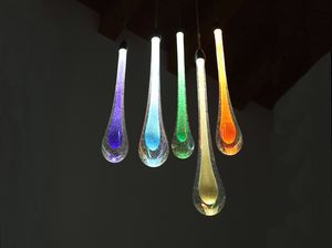 GOCCIA COLORATA, Lampada a sospensione moderna, a forma di goccia colorata