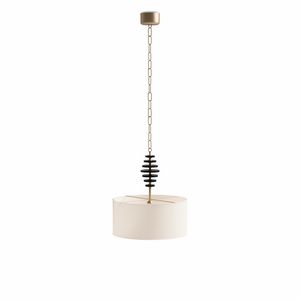 Wave 0671, Lampadario con diffusore cilindrico