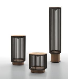 FOS, Lampade da esterno in teak ed alluminio