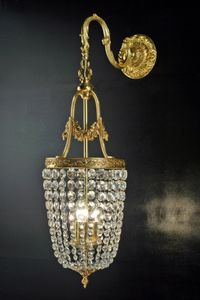 Art. 680 A Cr, Lampada da parete con catenelle in cristallo