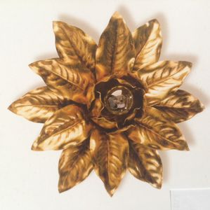 PL.2130/1, Plafoniera con decorazione foglia oro