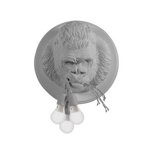 Ugo Rilla AP152, Lampada a forma di gorilla, realizzata in ceramica