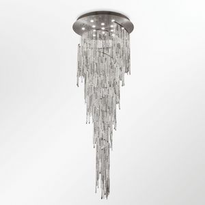 Vanity PL7665-100280-CDN1, Plafoniera con cascata di cristalli