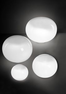 Aria, Lampada da tavolo, a forma di sfera schiacciata