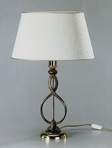 Art. 3024-01-00, Lampada da tavolo con paralume ovale shatung