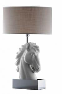 Art. LB344, Lampada da tavolo a forma di testa di cavallo