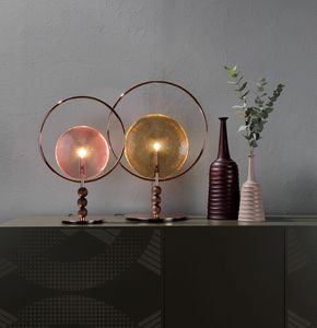 DREAMY, Lampada da tavolo e a sospensione con diffusore in vetro