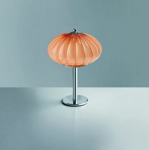 Giove Rt121-045, Lampada da tavolo in vetro disponibile in vari colori