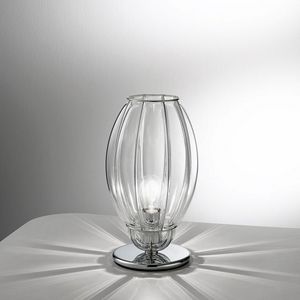 Nautilus Rt203-030, Elegante lampada da tavolo in vetro