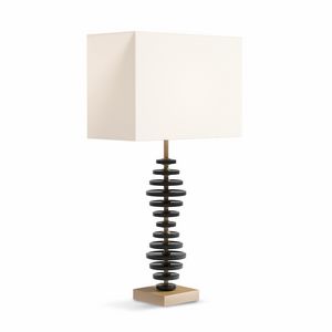 Wave 0677 Wave 0678, Lampada da tavolo con diffusore squadrato