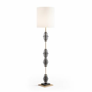 Wave 0672, Lampada da pavimento con diffusore cilindrico