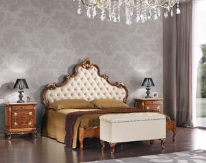 Art. 3122, Letto con testiera in pelle