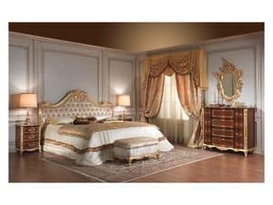 Art. 931 Letto, Letto lavorati a mano, intagliato, per camere in stile