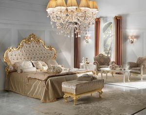 Diamante Art. 2102, Letto con testiera capitonn